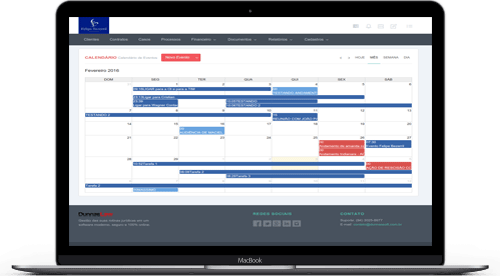 Calendário de atividades